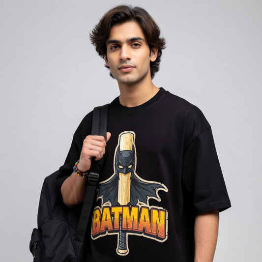 "Bat"man Unisex Oversized Tee