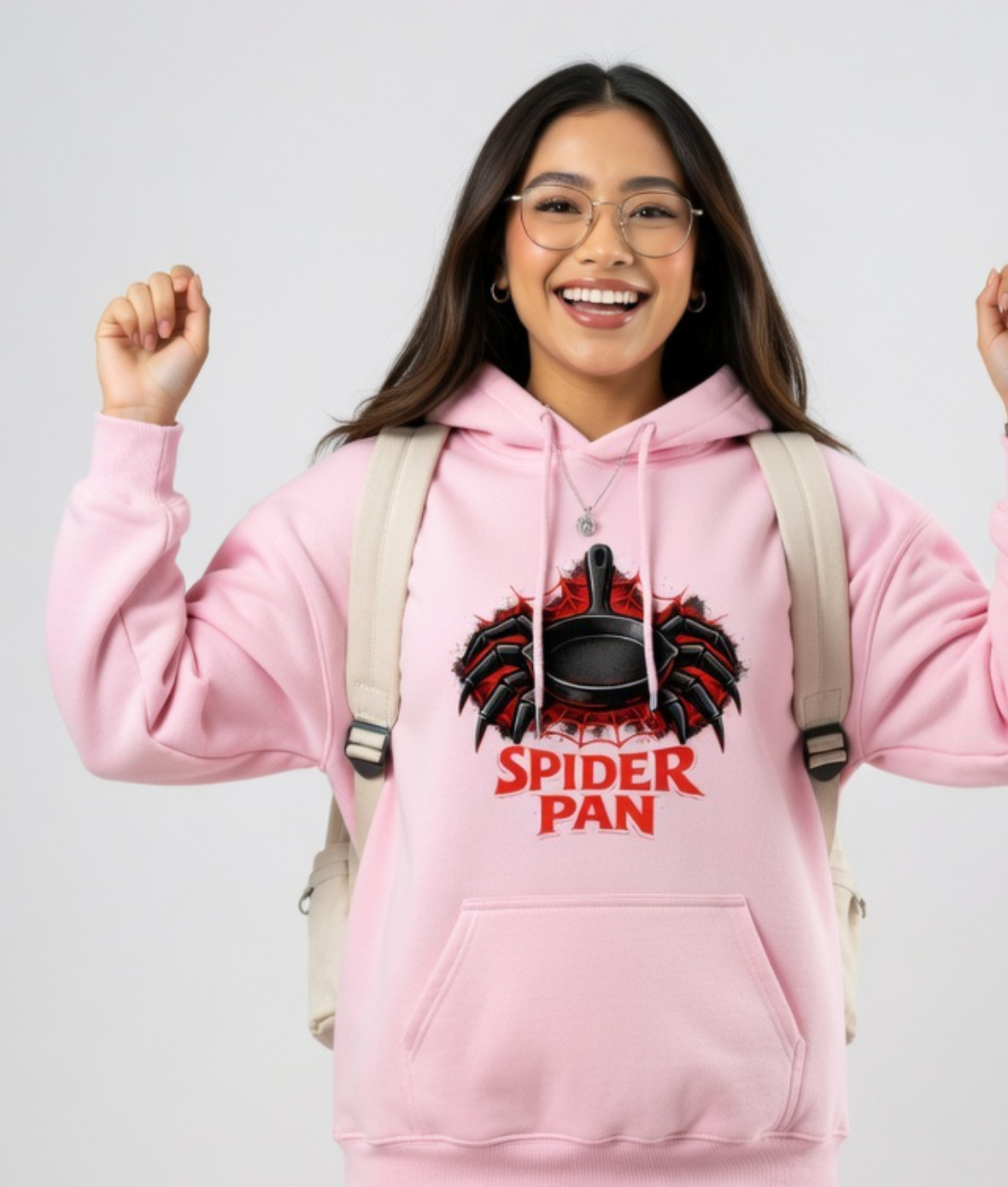 "Spider Pan" Super Hero Pun Unisex Hoodie