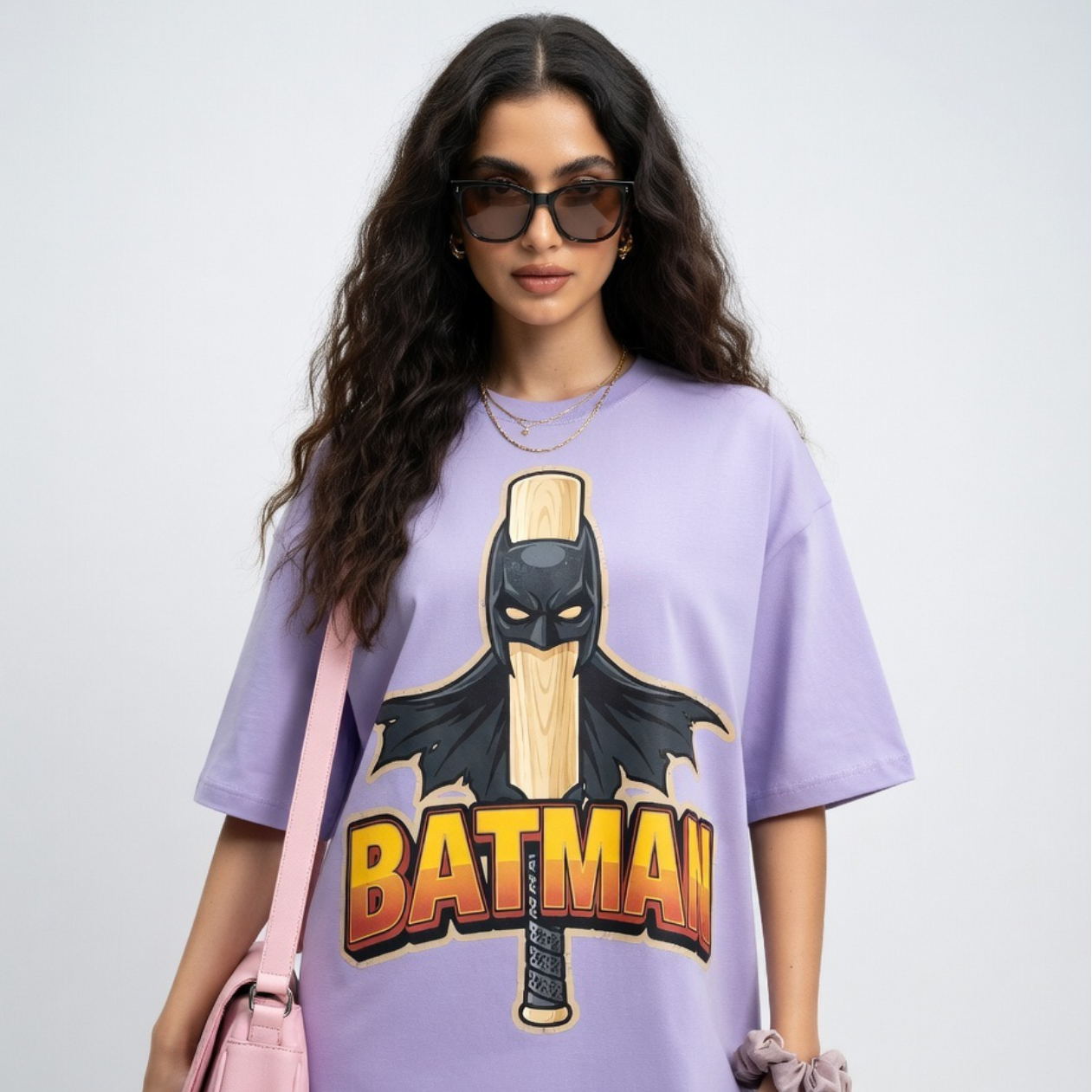 "Bat"man Unisex Oversized Tee