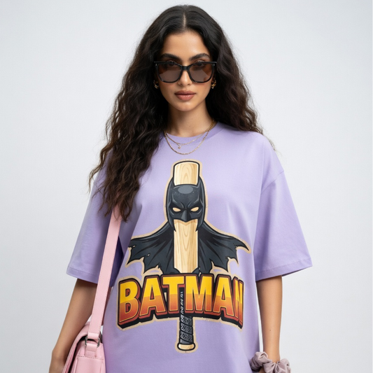 "Bat"man Unisex Oversized Tee
