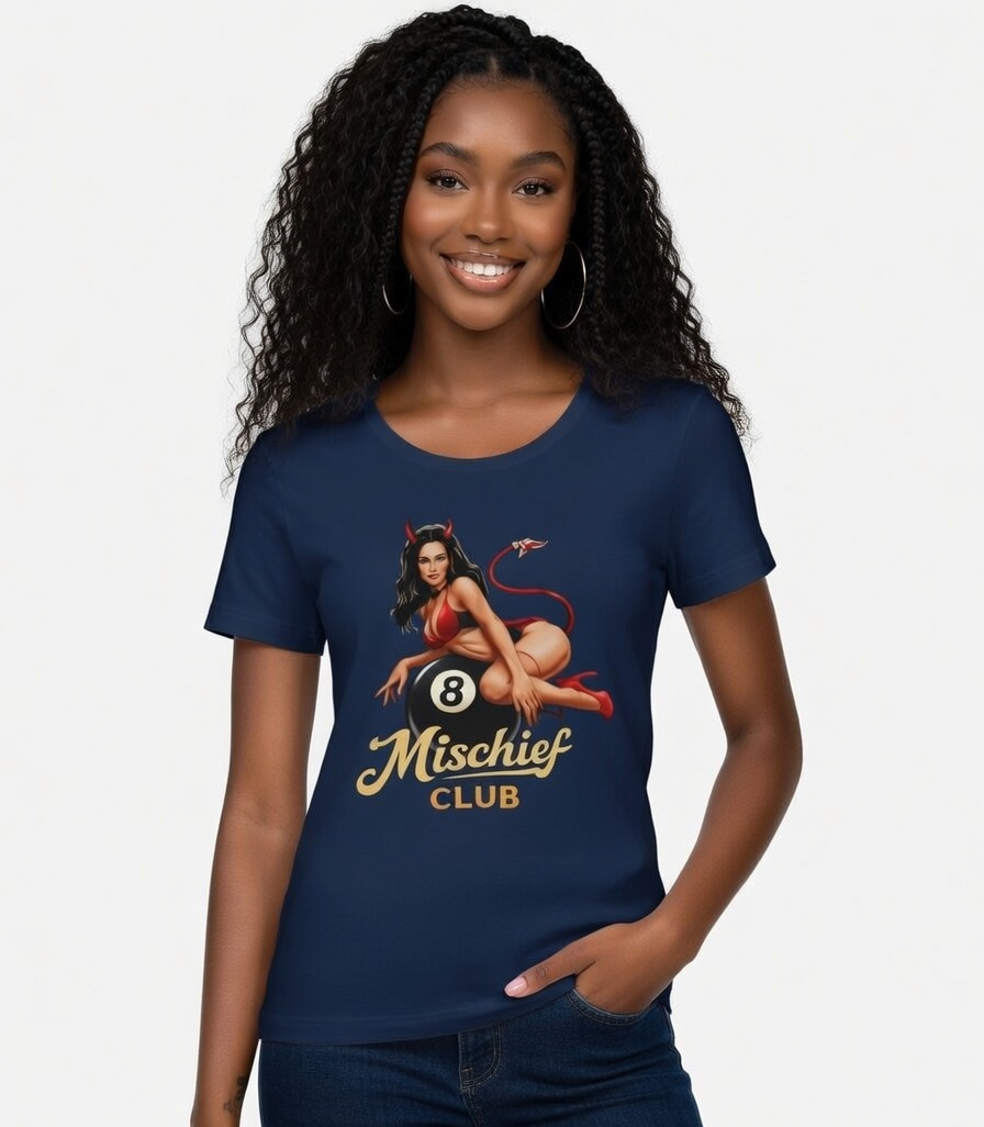 Mischief Club Originals | Royal 8 Ball Women's Classic T-Shirt