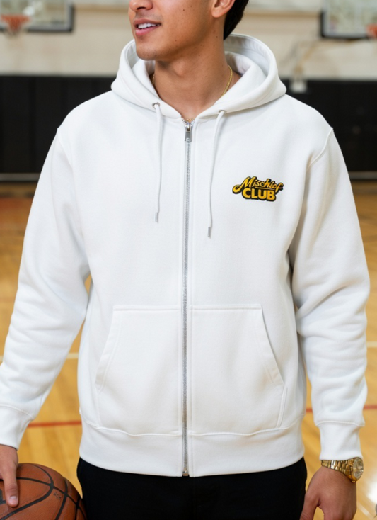 "Mischief Club Originals" Unisex Zipped Hoodie