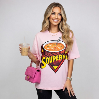 Souperman Unisex Terry Oversized Tee