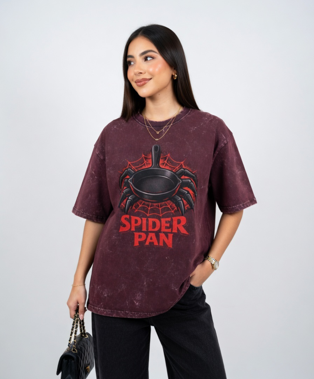 Spider Pan Unisex Oversized Tee