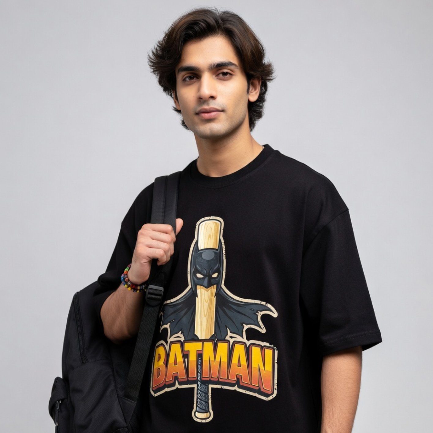 "Bat"man Unisex Oversized Tee