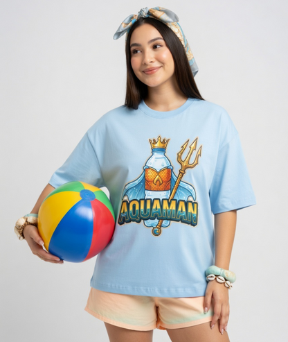 "Aqua"Man Unisex Oversized Tee