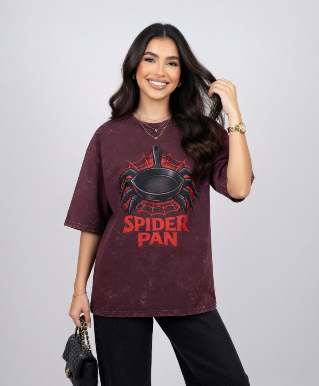 Spider Pan Unisex Oversized Tee