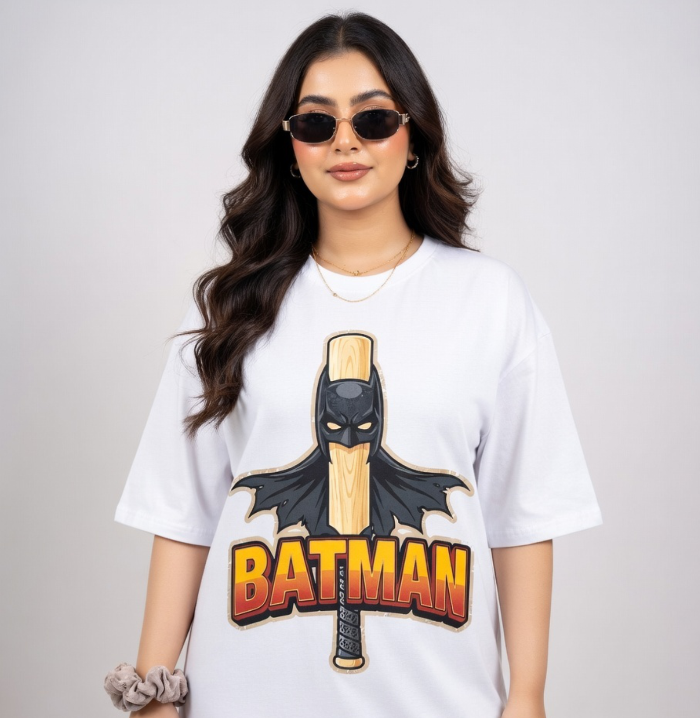"Bat"man Unisex Oversized Tee