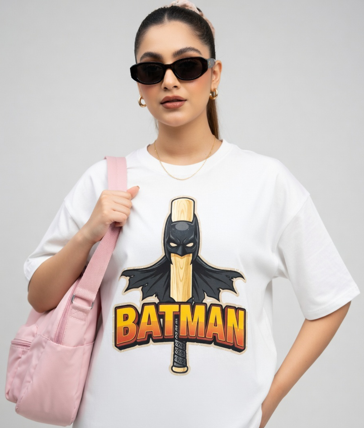 "Bat"man Unisex Oversized Tee