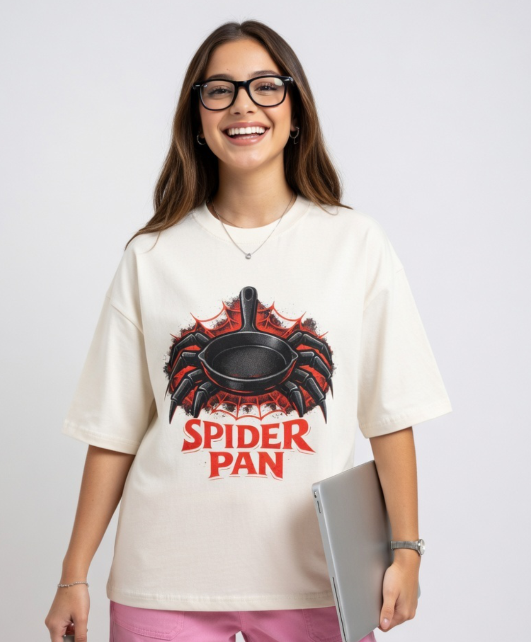 Spider Pan Unisex Oversized Tee