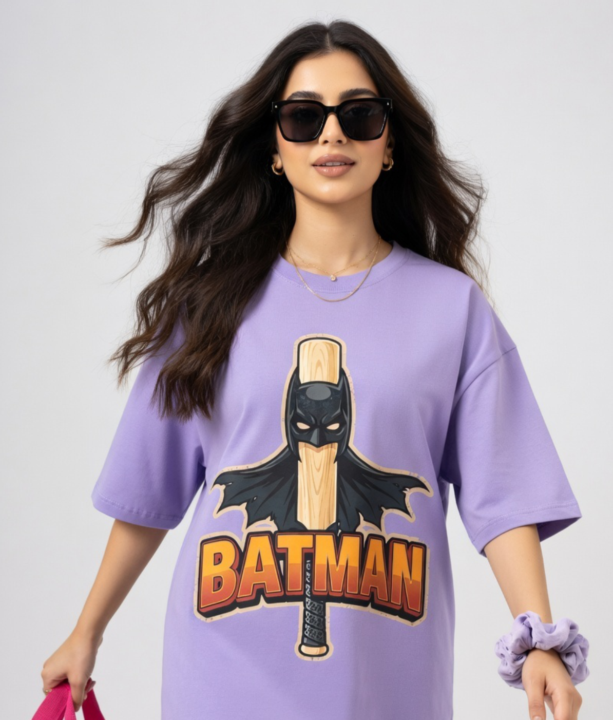 "Bat"man Unisex Oversized Tee