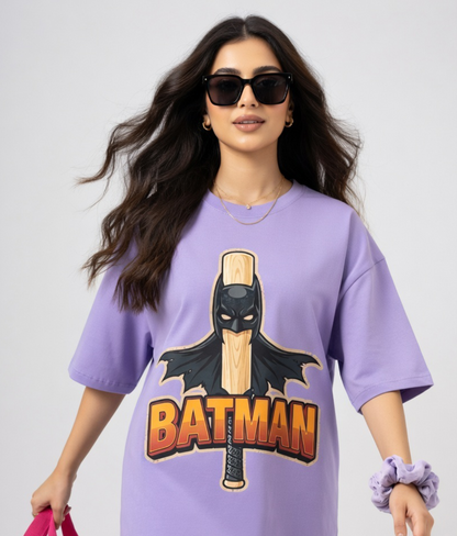 "Bat"man Unisex Oversized Tee