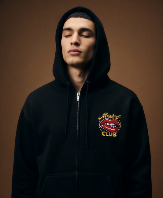 "Mischief Club Originals" Unisex Zipped Hoodie