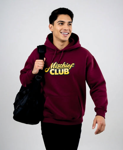 Mischief Club Originals | Super Warmth, Front and Back Print | Unisex Oversized Hoodie