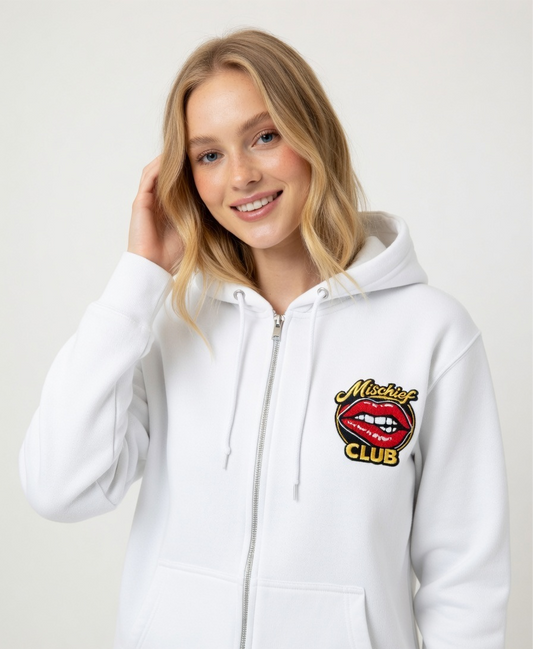 "Mischief Club Originals" Unisex Zipped Hoodie
