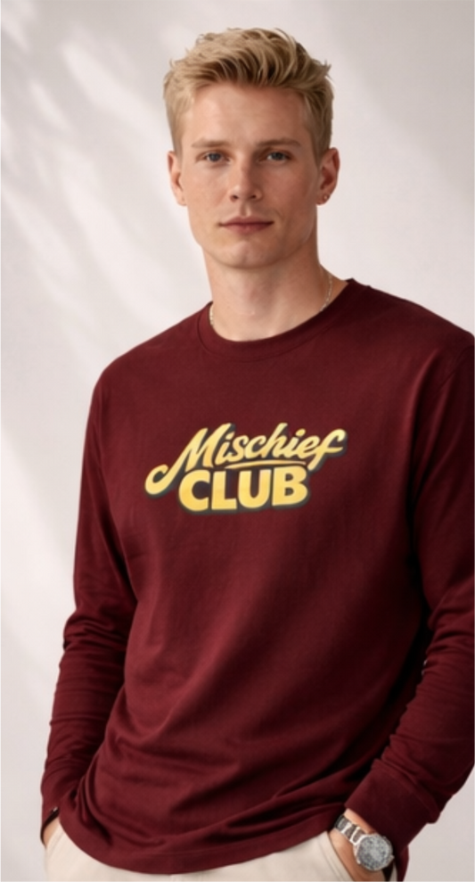 Mischief Club Originals | Men's Full Sleeve T-Shirt