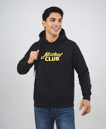 Mischief Club Originals| Female Cropped Hoodie Front & back print | 100% cotton | Extra Small